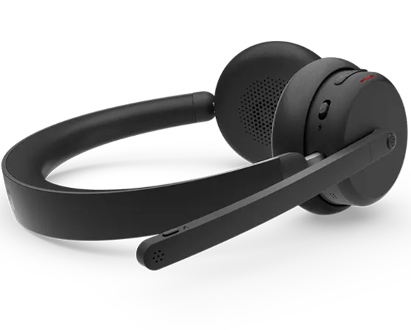 Lenovo Dual-Mode Wireless Hybrid ANC Headset 6550 USB-C Teams Bluetooth 5.3 AI Audio 3YR