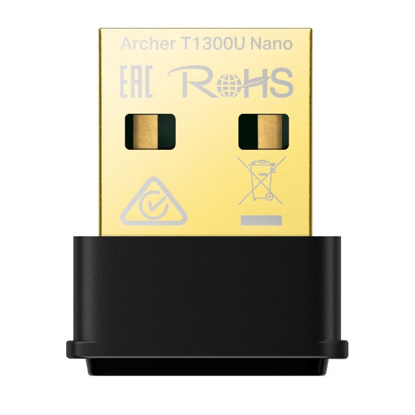 TP-LINK ARCHER T1300U NANO AC1300 NANO WIRELESS MU-MIMO USB ADAPTER - ARCHER T1300U NANO