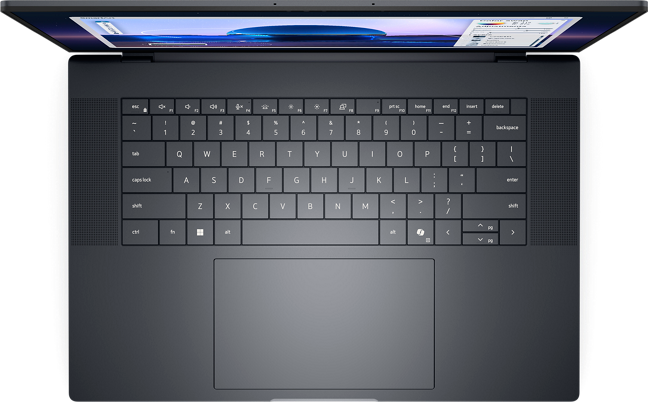 A top down view of Pro Max 16 Premium Mobile Workstation.