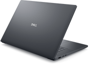 A rear view of the Dell Pro 16 Max, with the lid half open