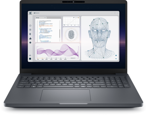 Front view of the Dell Pro Max 16 Plus laptop