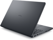 A rear view of the Dell Pro Max 16 Plus workstaion, with the lid half open