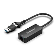 Simplecom SuperSpeed USB-C and USB-A to 2.5G RJ45 Adapter