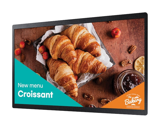 Samsung QB24C 24 Inch FHD Digital Signage Display 250 Nit WiFi Speaker