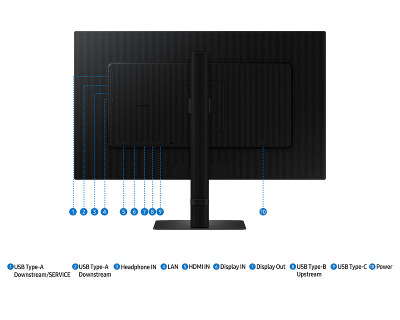 Samsung ViewFinity S6 S60UD 24 Inch IPS QHD Monitor USB-C KVM LAN