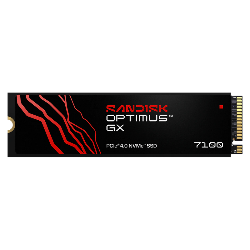 SanDisk Optimus GX 7100 1TB PCIe 4.0 NVMe M.2 SSD 7250MB/s Read