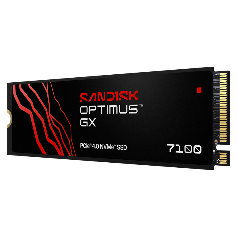 SanDisk Optimus GX 7100 1TB PCIe 4.0 NVMe M.2 SSD 7250MB/s Read
