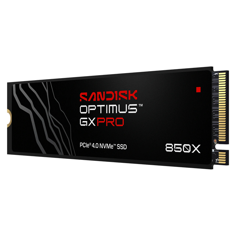 SanDisk Optimus GX Pro 850X 1TB PCIe 4.0 NVMe M.2 SSD 7300MB/s Read