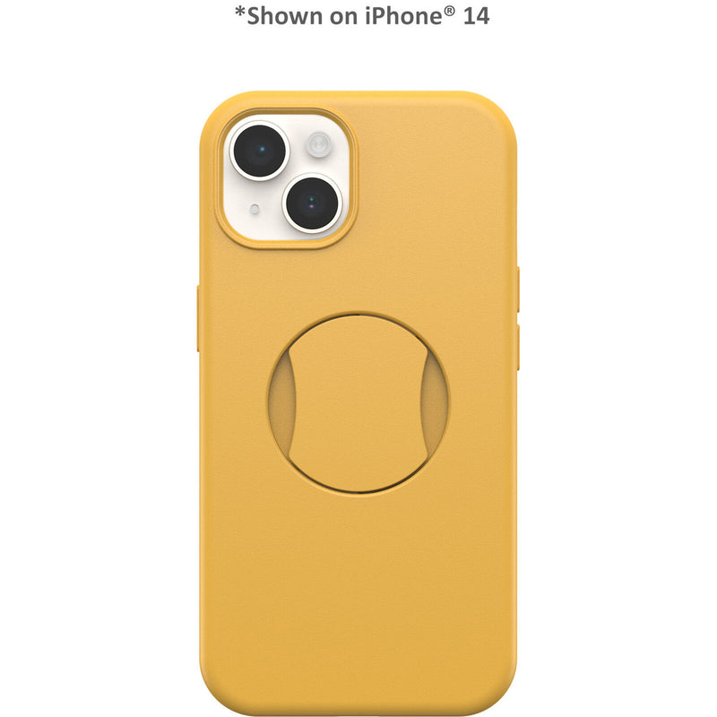 OtterBox OtterGrip Symmetry MagSafe Apple iPhone 15 (6.1') Case Aspen Gleam 2.0 (Yellow) - (77-93203)