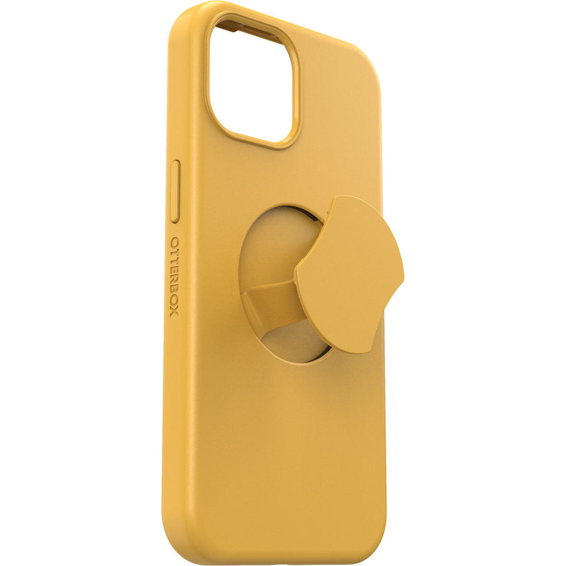 OtterBox OtterGrip Symmetry MagSafe Apple iPhone 15 (6.1') Case Aspen Gleam 2.0 (Yellow) - (77-93203)