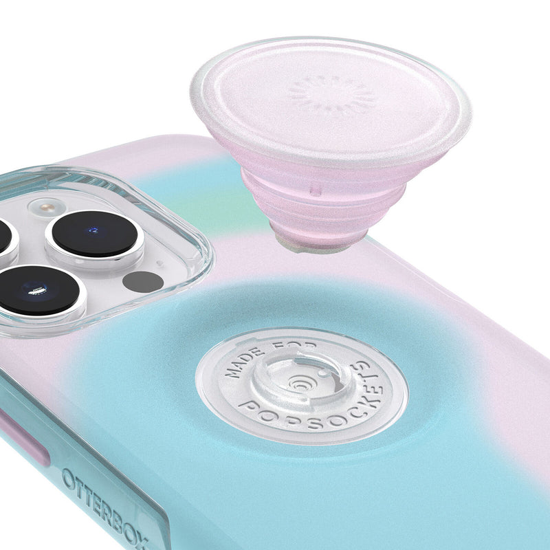 OtterBox Otter + Pop Symmetry Apple iPhone 14 Pro Case Glowing Aura(Pink) - (77-89731)