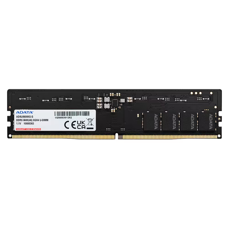 ADATA 16GB DDR5 5600MHz CL46 UDIMM RAM 1x16GB Desktop Memory AD5U560016G-S