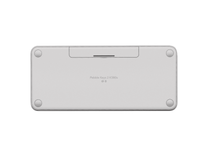 LOGITECH PEBBLE KEYS 2 K380S KEYBOARD, MULTI DEVICE, BLUETOOTH LE, TONAL OFF WHITE, 1YR WT-920-011753