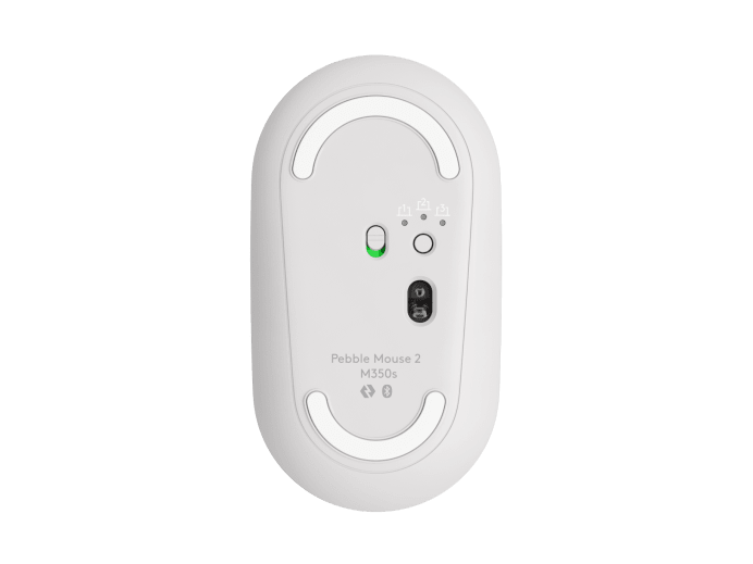 Logitech Pebble Mouse 2 - Tonal White