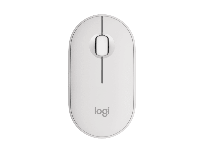Logitech Pebble M350S Wireless Optical Mouse Tonal White 1000 dpi