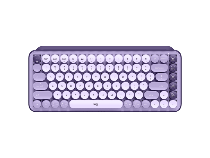 Logitech POP Keys Keyboard - Wireless - LAVENDER - 920-011227