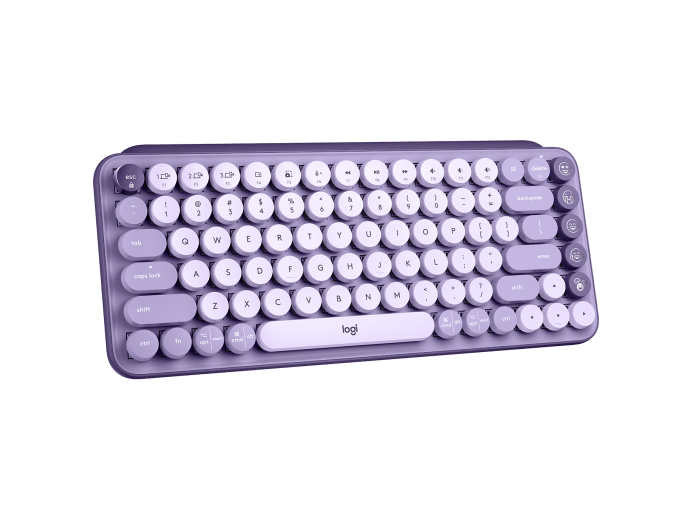 Logitech POP Keys Keyboard - Wireless - LAVENDER - 920-011227