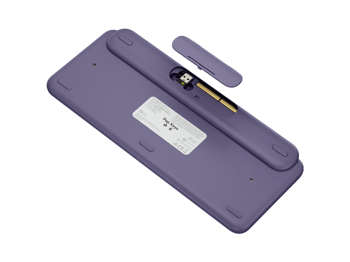 Logitech POP Keys Keyboard - Wireless - LAVENDER - 920-011227