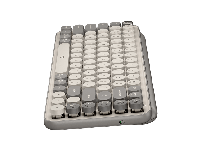 Logitech POP Keys Keyboard - Wireless - EMOJI SAND - 920-011226