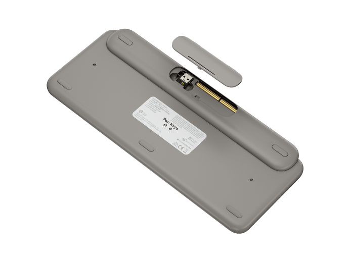 Logitech POP Keys Keyboard - Wireless - EMOJI SAND - 920-011226