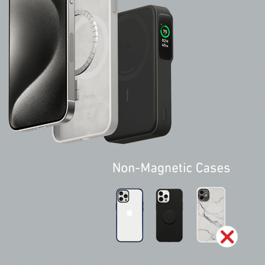 ANKER MAGGO 10K MAGNETIC POWERBANK WITH QI2 (BLACK) - A1654H11