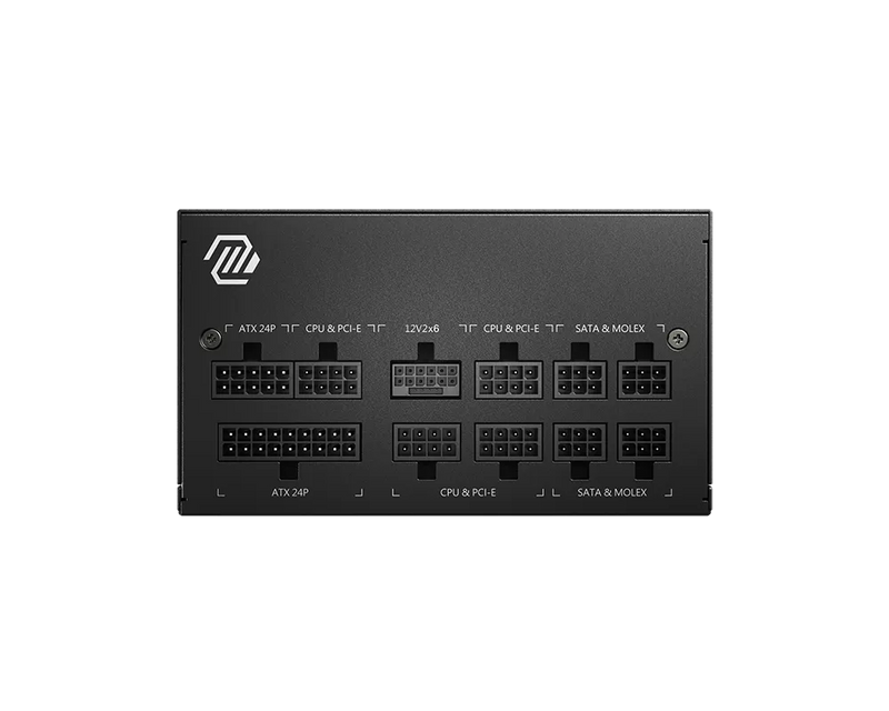 MSI MAG A750GL PCIe5 II 750W Gold ATX 3.1 PSU Fully Modular 16Pin Power Supply