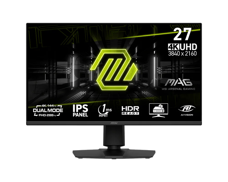 MSI MAG 275UPD E14 27in IPS 4K UHD 1ms 288Hz HDMI 2.1 Gaming Monitor