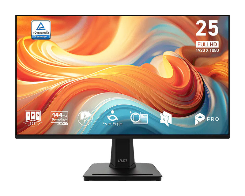 MSI PRO MP251 E14L 25in IPS FHD 1ms 144Hz Monitor Adaptive Sync HDMI VGA