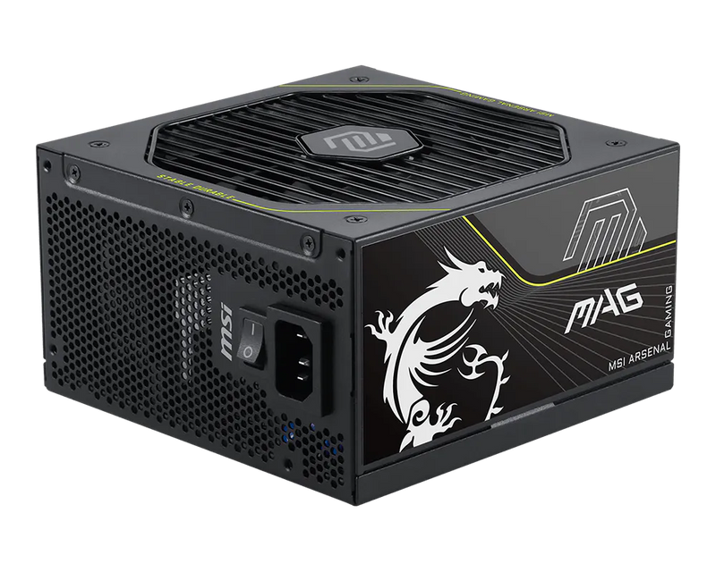MSI MAG A1000PLS 1000W 80 Plus Platinum Fully Modular ATX 3.1 PCIe 5.1 Power Supply
