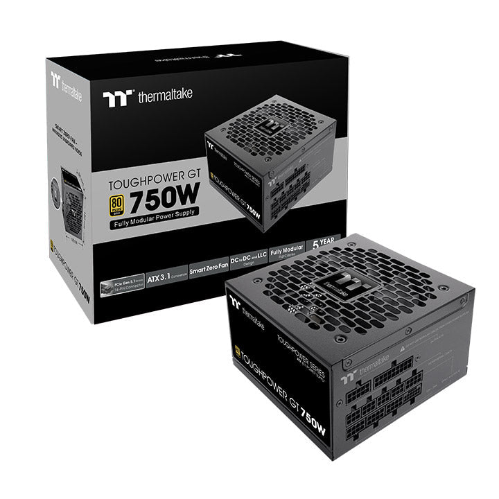 Thermaltake Toughpower GT 750W 80 Plus Gold ATX 3.1 Fully Modular Power Supply