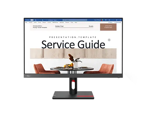 LENOVO S24i-30 23.8" WLED IPS FHD (16:9), HDMI, VGA, TILT, 3YR - 63DEKAR3AU