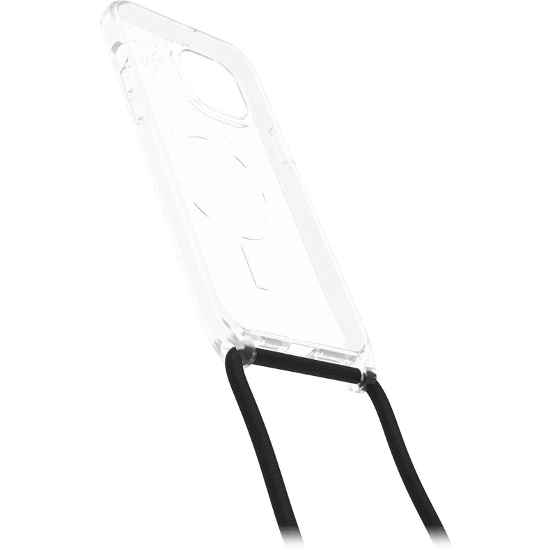 OtterBox React Necklace MagSafe Apple iPhone 15 Plus (6.7') Case Stardust (Clear Glitter) - (77-93583)