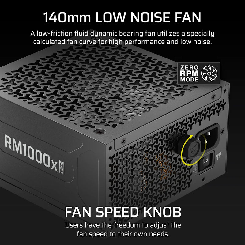 Corsair RM1000x SHIFT 1000W Fully Modular ATX Power Supply Gold