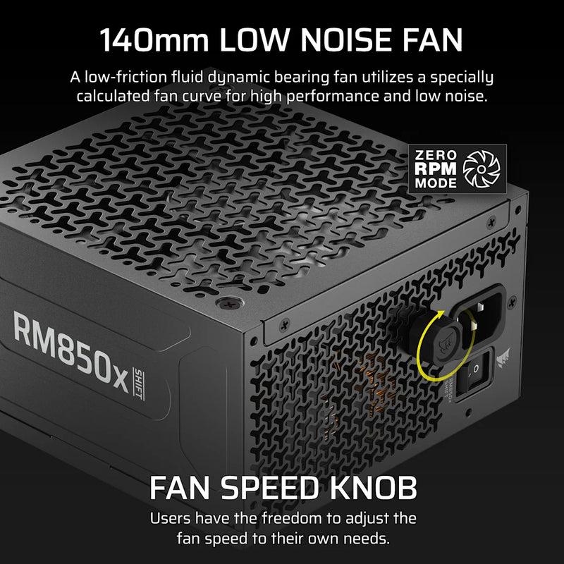 Corsair RM850x SHIFT 850W Fully Modular ATX Power Supply Gold