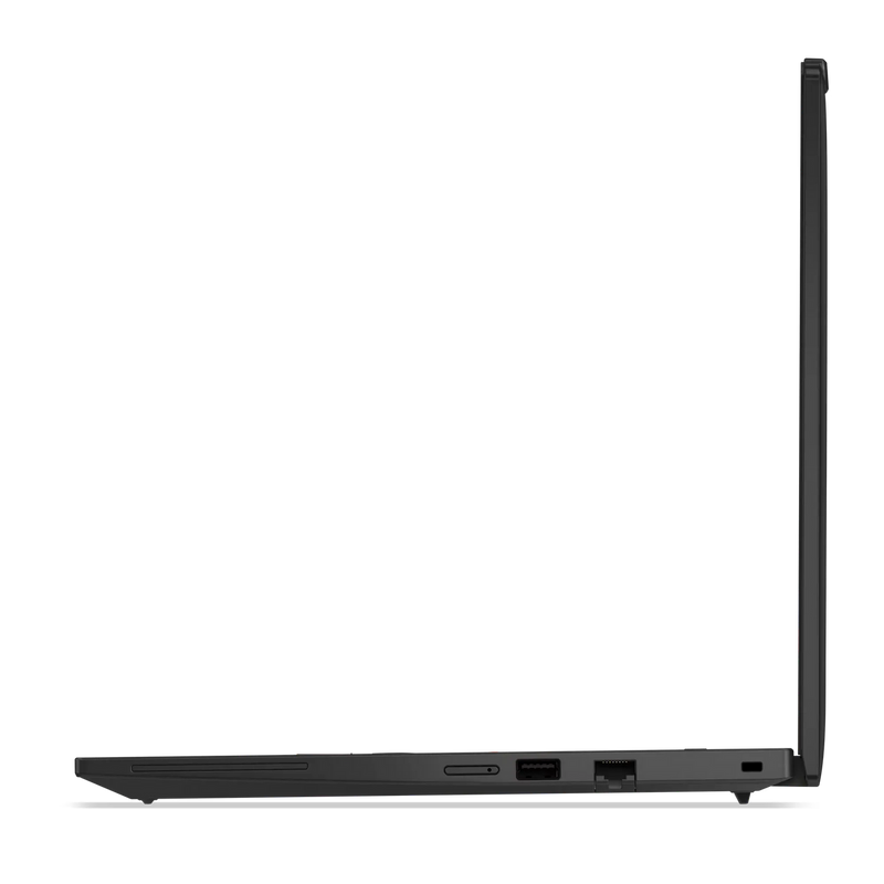 Profile view of the left side of the Lenovo T14 Gen 6 Notebook