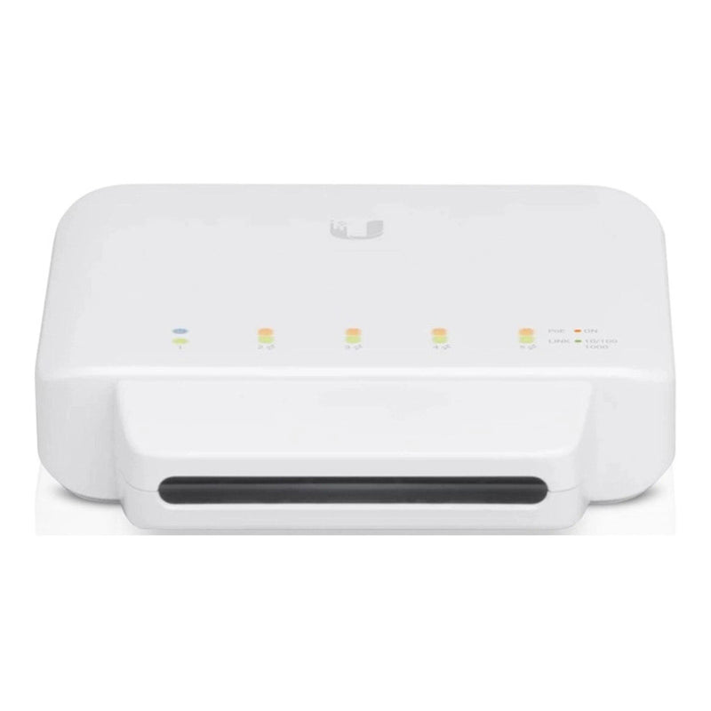 Ubiquiti UniFi USW Flex - Managed, Layer 2 Gigabit Switch with Auto-sensing 802.3af PoE Support. 1x PoE In, 4x PoE Out, 2Yr Warr