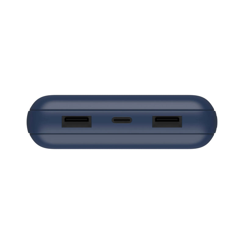 BELKIN BOOSTCHARGE PWRBANK, 20K mAh, USB-C(1) PD,USB-A (2)15W, BLUE,USB-C TO A CABLE INC - BPB012BTBL
