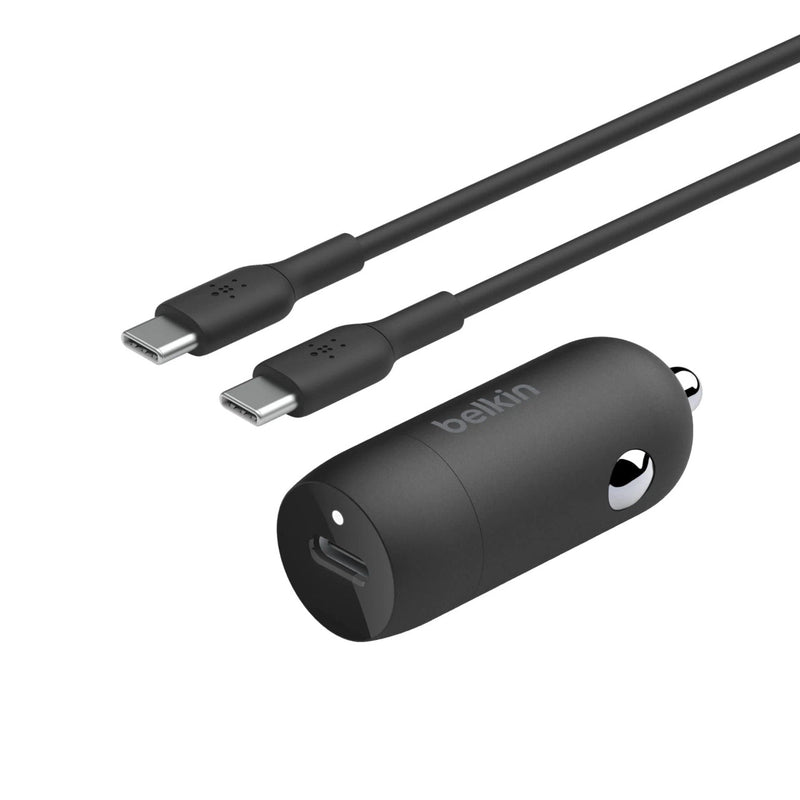 BELKIN BOOSTCHARGE CAR CHARGER, 30W USB-C CAR CHARGER, BLACK2YR, $2500 CEW - CCA004BTBK