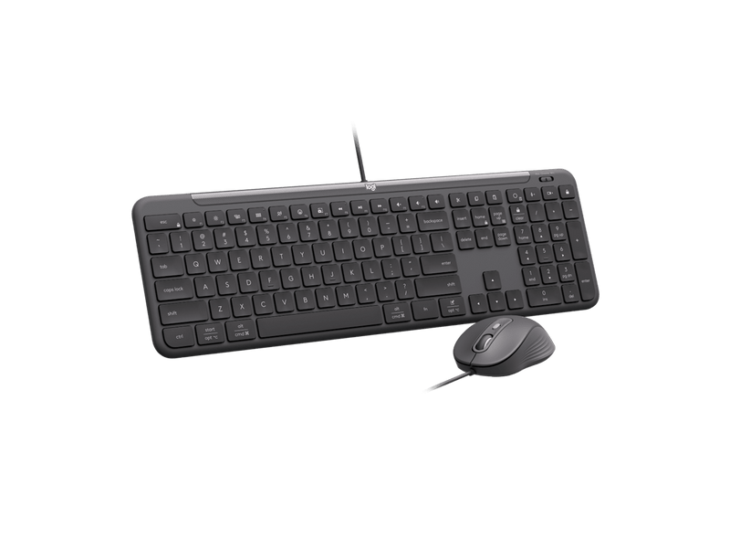Logitech MK620 Wired Keyboard Mouse Combo USB-C Graphite 920-013351