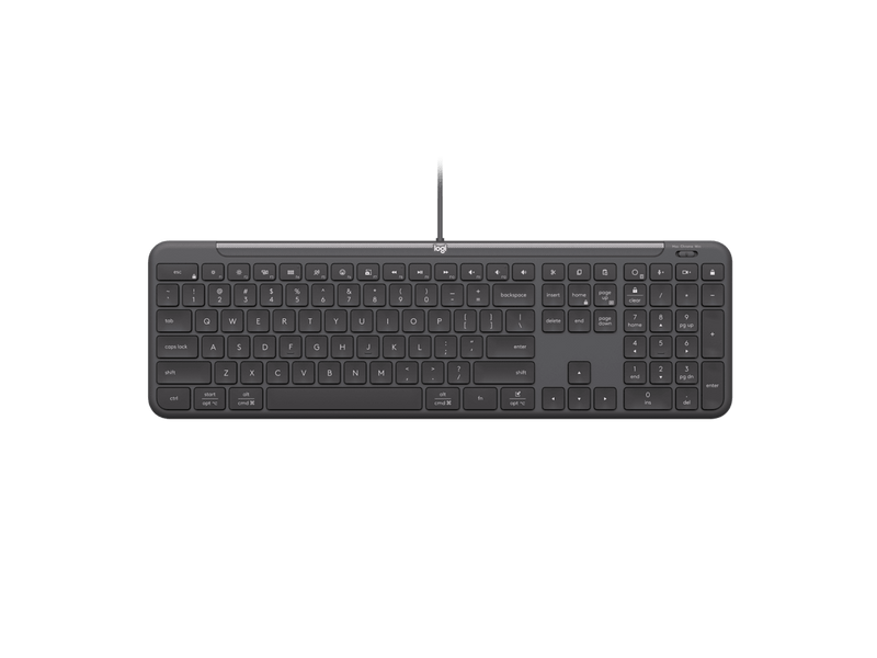 Logitech MK620 Wired Keyboard Mouse Combo USB-C Graphite 920-013351