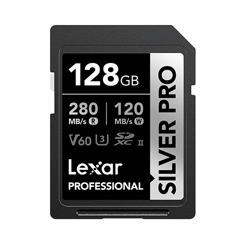 128GB Professional SILVER PRO SDX UHS-II Card - 0