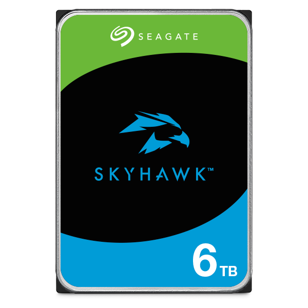 SEAGATE SKYHAWK SURVEILLANCE INTERNAL 3.5" SATA DRIVE, 6TB, 6GB/S, 7200RPM, 3YR WTY
