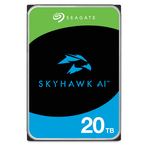 SEAGATE SKYHAWK AI SURVEILLANCE 20TB, 3.5" SATA HARD DRIVE, 3YR WTY