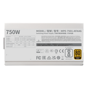 Cooler Master MWE V2 750W 80+ Gold Fully Modular PCIe 5.1 ATX 3.1 Power Supply - White