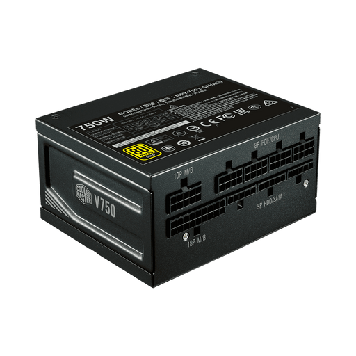 Cooler Master V SFX Gold 750W 80+ Gold Fully Modular ATX 3.1 Power Supply - Black