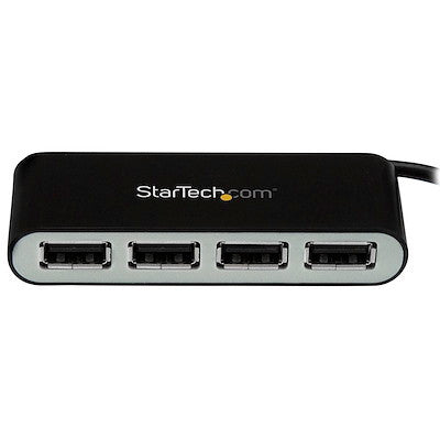 STARTECH 4 PORT USB2.0 HUB, MINI, INBUILT CABLE, 2YR - ST4200MINI2
