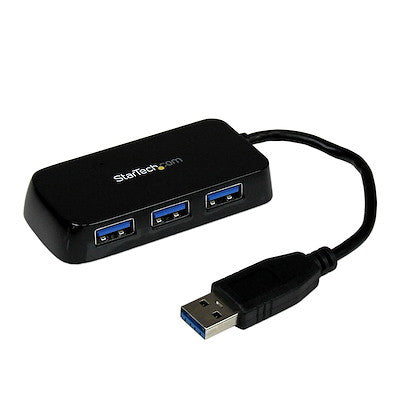 STARTECH 4 PORT USB 3.0 HUB, PORTABLE, 2YR - ST4300MINU3B