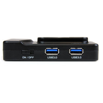 STARTECH 6 PORT USB2.0 HUB, USB 3.0(3), PORTABLE, 2YR - ST7320USBC