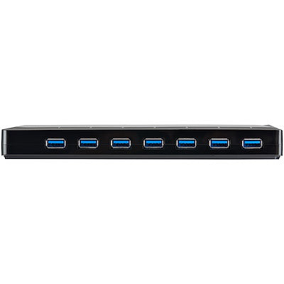 StarTech 7-Port USB 3.0 Hub 5Gbps with 2 Fast Charging Ports External Hub
