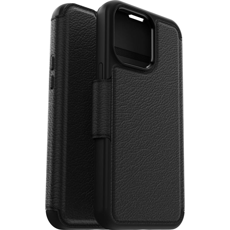 OtterBox Strada MagSafe Apple iPhone 15 Pro Max (6.7') Case Shadow (Black) - (77-93568)
